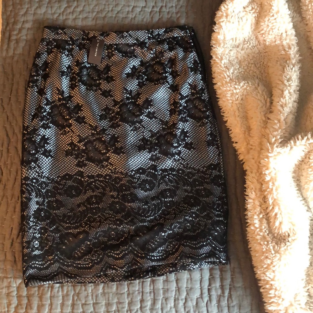 Lace Pencil Skirt